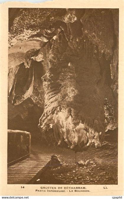 CPA Grottes de Betharram Partie Inferieure Le Bourbon