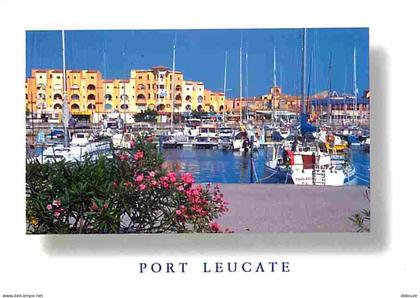 Carte Postale - 11 - Leucate - Port Leucate - Le Port de plaisance - Flamme Postale de Leucate - CPM - Voir Scans Recto-