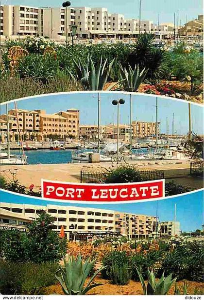 Carte Postale - 11 - Leucate - Port Leucate - Multivues - Bateaux - Plantes exotiques - CPM - Voir Scans Recto-Verso - P