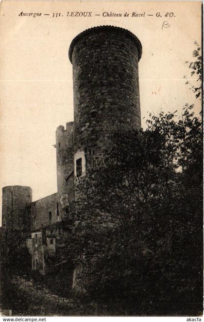 CPA Auvergne LEZOUX Chateau de Ravel (408794)