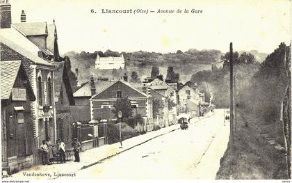 Carte Postale ancienne de  LIANCOURT - Avenue de la Gare