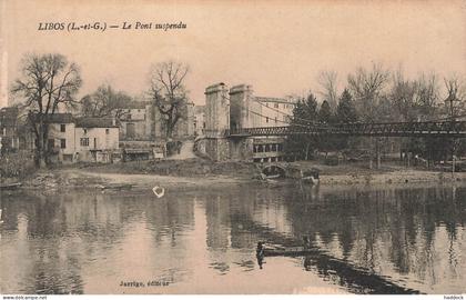 LIBOS : LE PONT SUSPENDU