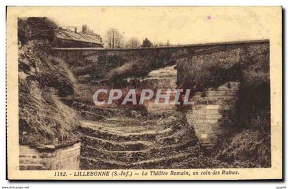 CPA Lillebonne Le Theatre Romain un coin des Ruines