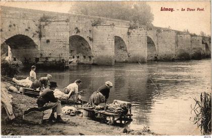 CPA LIMAY - Le Vieux Pont (353061)