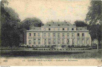Carte Postale Ancienne - 94 - Limeil Brevannes - Château de Brévannes - CPA - Correspondance - Voir Scans Recto-Verso -