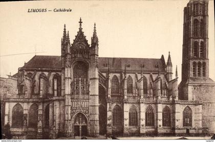 CPA Limoges Cathedrale