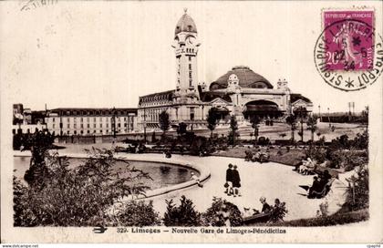CPA Limoges Nouvelle gare de Limoges Benedictine