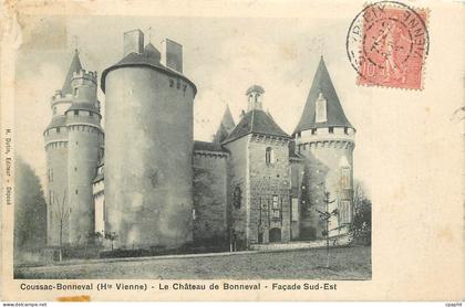 CPA Coussac Bonneval Hte Vienne Le Chateau de Bonneval Facade Sud Est