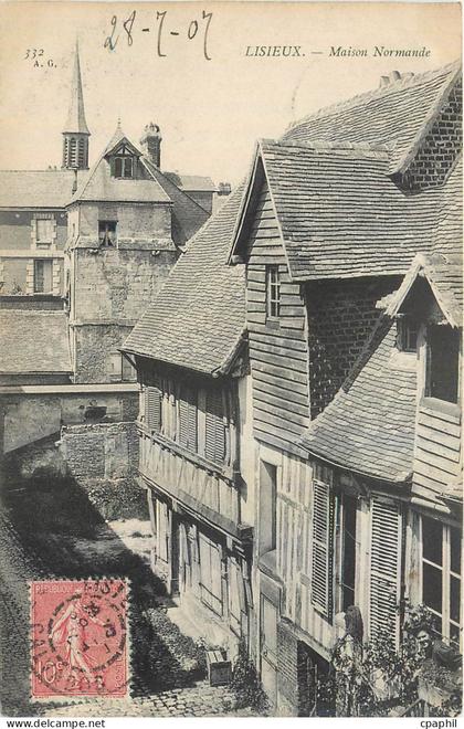CPA Lisieux Maison Normande