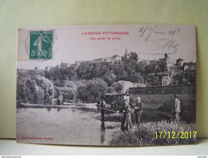 LIVERDUN (MEURTHE ET MOSELLE) UNE PARTIE DE PECHE.