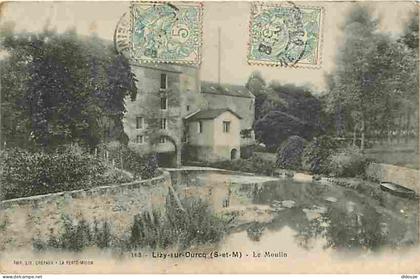 77 - Lizy sur Ourcq - Le Moulin - Oblitération ronde de 1906 - CPA - Voir Scans Recto-Verso