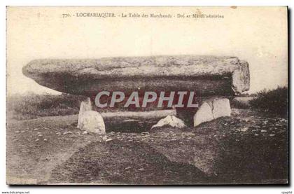 CPA Locmariaquer La Table des Marchands