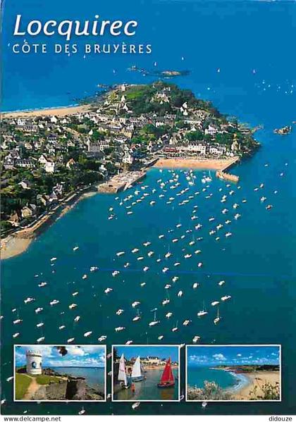 Carte Postale - 29 - Locquirec - Multivues - Plages - Voile - Voir Scans Recto Verso