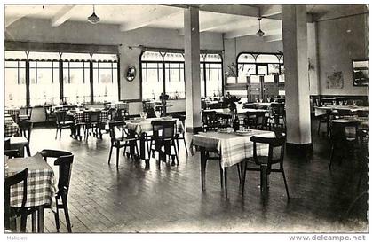 - finistere - ref- D315 - loctudy - hotel beau rivage - la salle a manger - carte bon etat -