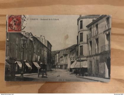 Carte postale Lodève -Boulevard de la Liberté