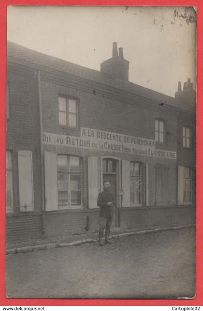 59 - Lomme - Carte photo estaminet au pavé de Perenchies