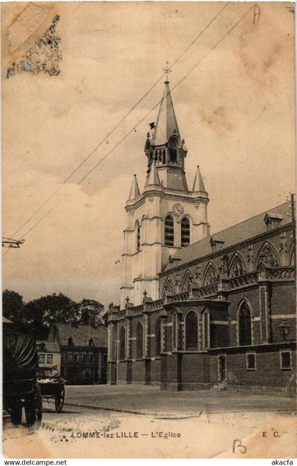 CPA LOMME-lez-Lille - L'Église (513396)