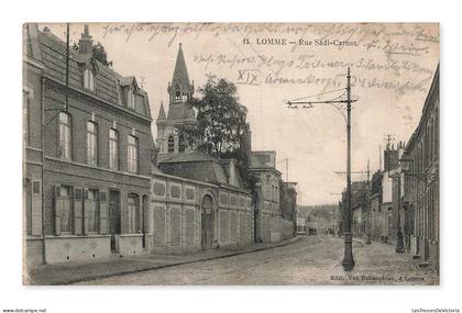 Lomme — Rue Sadi-Carnot, carte postale ancienne