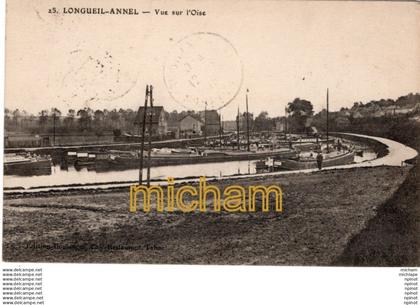 C P A  60  -    LONGUEIL  -  ANNEL - vue sur l'oise
