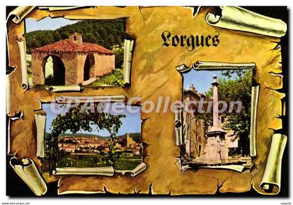 CPSM Lorgues Chapelle St Honorat Vue Generale fontaine de la noix