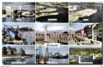 CPA Lorient port église château
