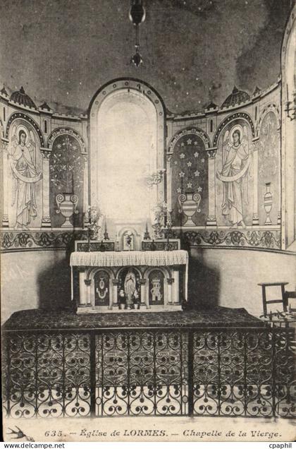 CPA Eglise de Lormes Chapelle de la vierge