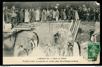 CPA - Carte Postale - France - L'Orage du 15 Juin à Paris - 1914 (CP21560)