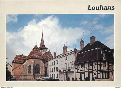 Carte Postale - 71 - Louhans - Place de l'Hôtel de Ville - Flamme Postale de Louhans - CPM - Voir Scans Recto-Verso - Po