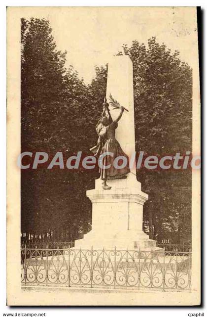CPA Louhans Monument des Combattants 1870 1871