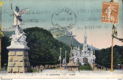 CPA Lourdes l'Esplanade