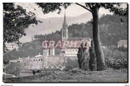 CPA Lourdes la Basilique
