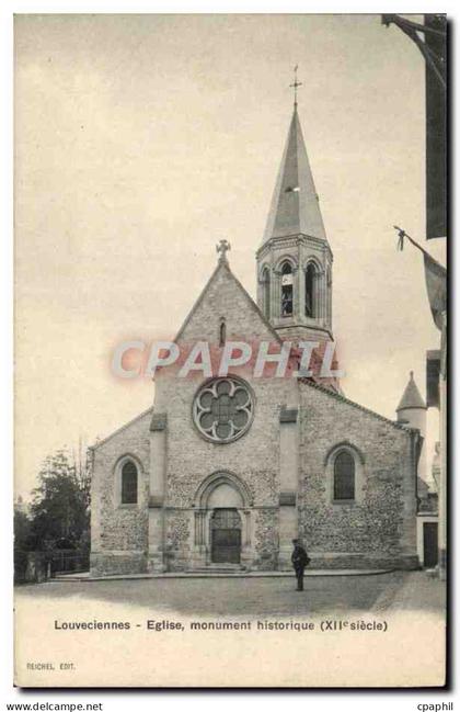 CPA Louveciennes Eglise Monument Historesque