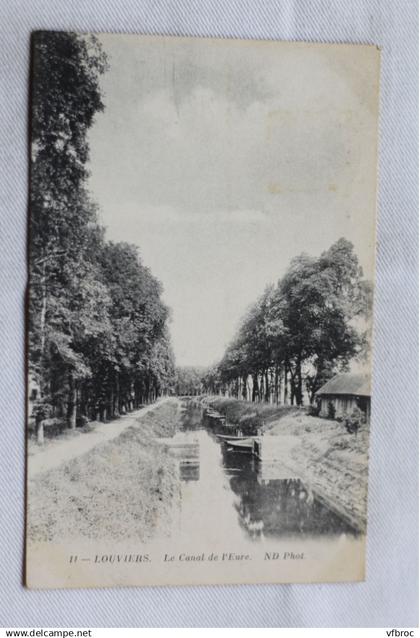 Cpa 1915, Louviers, le canal de l'Eure 27