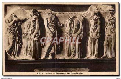 CPA Louvre Procession des Panathenees
