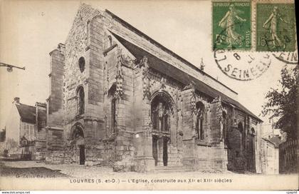 CPA Louvres L'Eglise