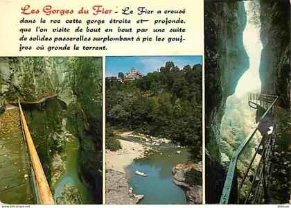 Carte Postale - 74 - Lovagny - Gorges du Fier - Multivues - CPM - Voir Scans Recto-Verso - Poscard - Carta Postal -  Pos