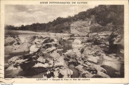 CPA Sites Pittoresques de Savoie Lovagny Gorges du Fier
