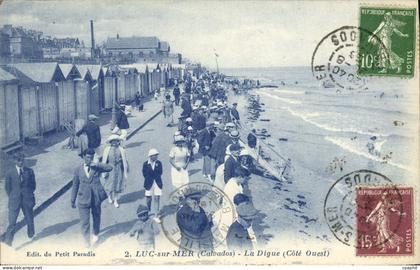 CPA Luc Sur mer la digue