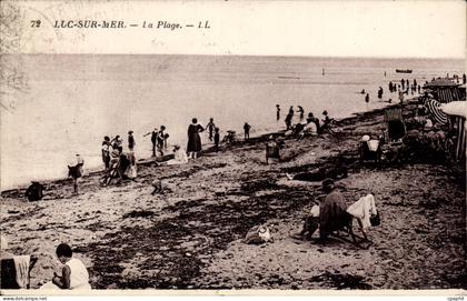 CPA Luc sur Mer La plage