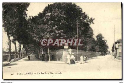 CPA Luc Sur Mer La Rue de la Mer
