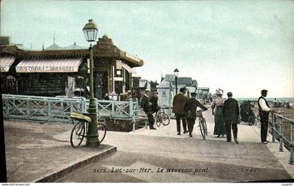 CPA Luc Sur Mer Le nouveau Pont
