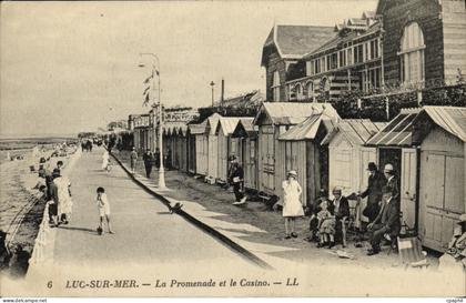 CPA Luc Sur Mer Sur La Promenade et le Casino