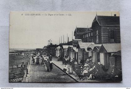 Luc sur mer, la digue et le casino, Calvados 14