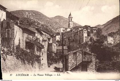 CPA Luceram Le Vieux Village
