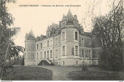 CPA Luche Pringe Chateau de Merve Vue Arriere
