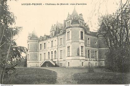 CPA Luche Pringe Chateau de Merve Vue Arriere