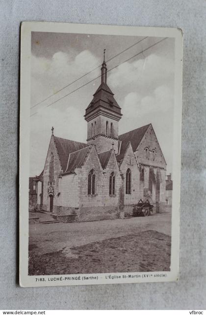 Luché Pringé, l'église saint Martin, Sarthe 72
