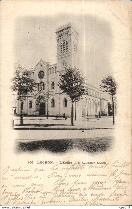 Luchon CPA L'eglise