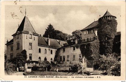 CPA LUGRIN-Tour-Ronde - Le chateau d'Alleman (438245)