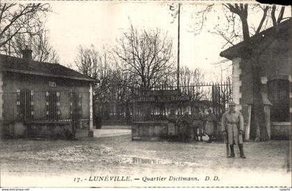 CPA Luneville Quartier Diettmann Militaria